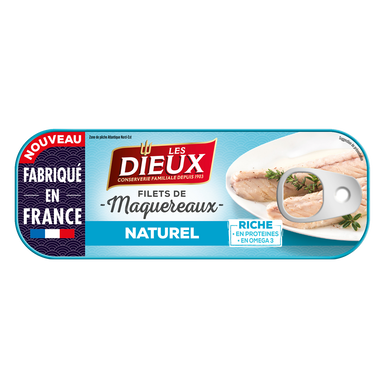 Filets de Maquereaux au Naturel 1/4 176g