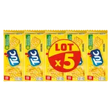 Biscuits apéritifs crackers salés Original TUC LU - Paquet de 5x100g