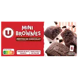 Mini brownies pépites chocolat 240g