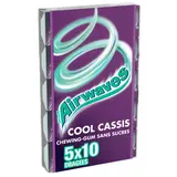 Chewing-gum Cool Cassis sans sucres AIRWAVES 5x10 dragées