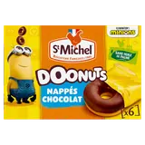 Gâteaux Doonuts nappés chocolat SAINT MICHEL x6 180g