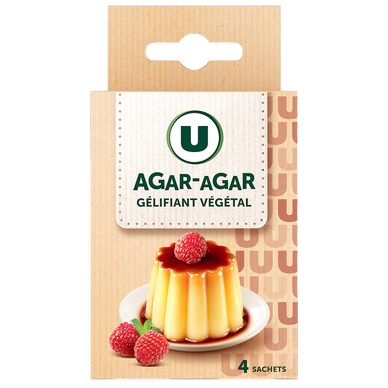 Agar agar  4 étuis, 8g