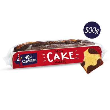 Gateau marbré au chocolat KER CADELAC 500g