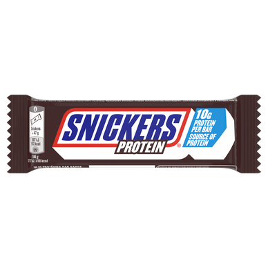 Barre protéinée chocolat caramel cacahuètes SNICKERS, 47g