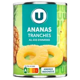 Ananas tranches entières - boîte de 10 - conserve 340g