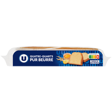 Quatre quarts long pur beurre  500g
