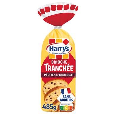 Brioche Tranchée pépites de chocolat sans additifs HARRYS - 485g