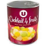 Cocktail 4 fruits au sirop léger boîte 4/4 500g