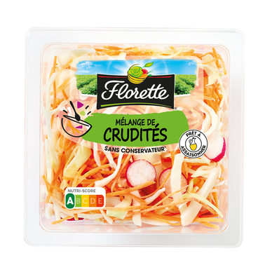 Mélange crudités FRAICHEUR FLORETTE - Barquette 180g