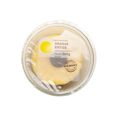 Ananas entier, barquette 500g