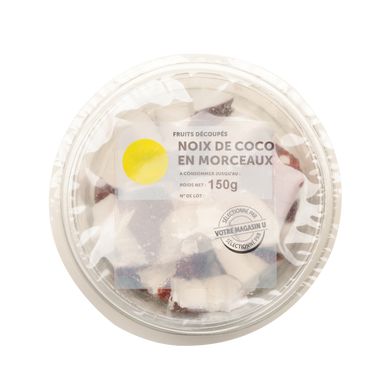 Noix de coco en morceaux, barquette 150g