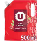 Gel lavant mains grenade & tilleul U recharge 500mL