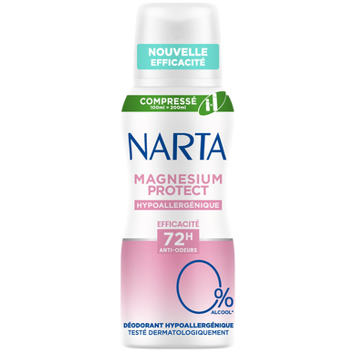 Déodorant aérosol femme NARTA Magnesium Protect 100mL
