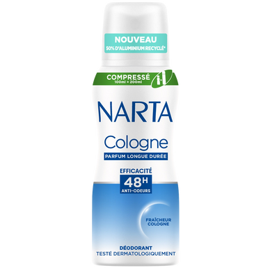 Déodorant aérosol NARTA femme compressé Cologne 100mL