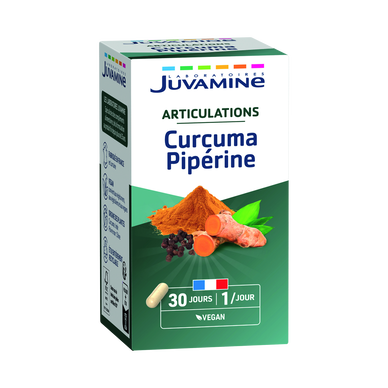 JUVAMINE curcuma piperine articulation gélules végétales x30