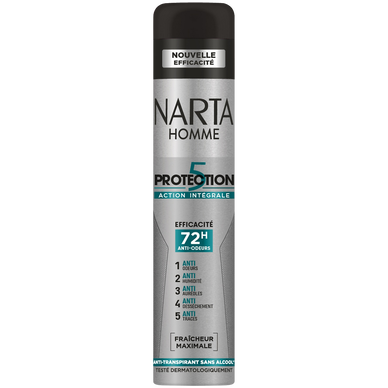 Déodorant NARTA Homme protection 5 efficacité 72h 200mL
