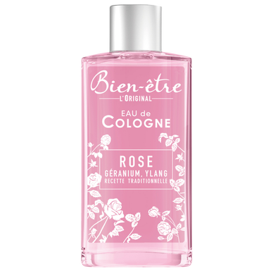 Eau de cologne rose géranium ylang BIEN ÊTRE - flacon 250ml