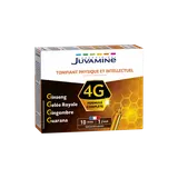 Tonifiant global 4G Ginseng Gelée royale Guarana Gingembre JUVAMINE, amploules x10