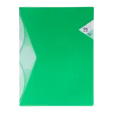 Cahier piqûre 96p petits carreaux vert - 24x32cm