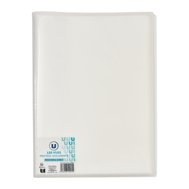 Protège-documents 120 vues incolore - A4
