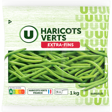 Haricots verts U 1kg
