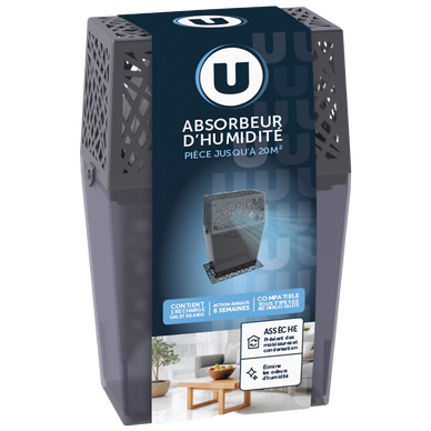 Absorbeur d'humidité medium + galet 450g