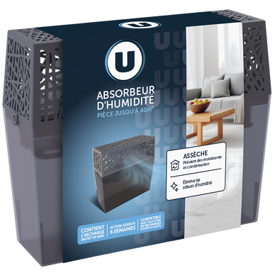 Absorbeur d'humidité large + sachet 800g