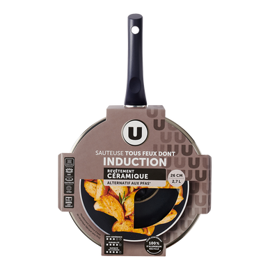 Sauteuse revêtement céramique induction - d.26cm