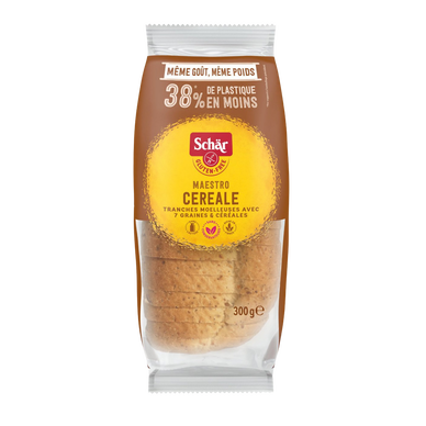 Pain aux céréales sans gluten SCHÄR, sachet de 300g