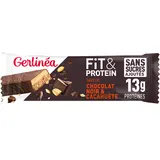 Barres fit & protein saveur chocolat noir cacahuète GERLINEA, 45g