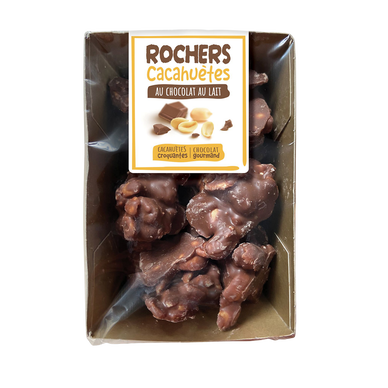 Rochers cacahuètes et chocolat au lait, LIGHTBODY, 160g