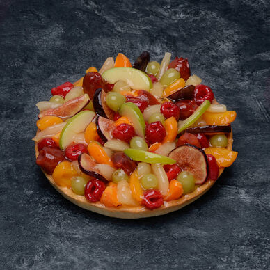 Tarte fruits assortis, 6 parts, 915g