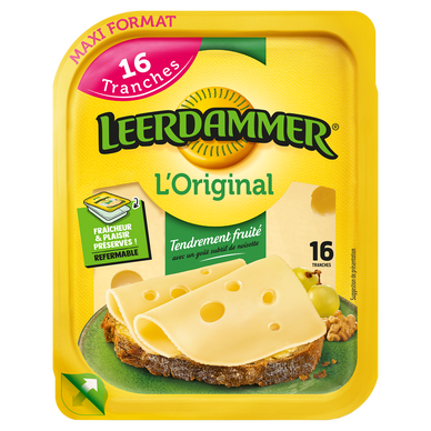 Fromage L'original LEERDAMMER 16 tranches - 400g