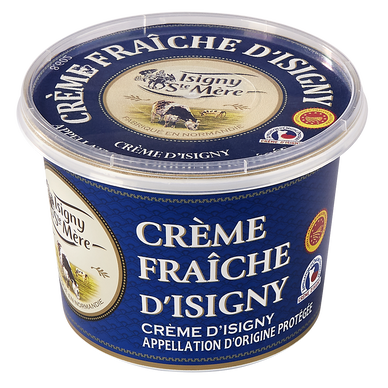 Crème fraîche épaisse AOP  ISIGNY SAINTE MERE, 35%MG - Pot 50cl