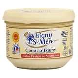 Crème fraîche AOP  40%MG ISIGNY STE MERE - Pot en verre 20cl
