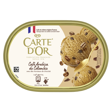 Crème glacé café CARTE D'OR 481g