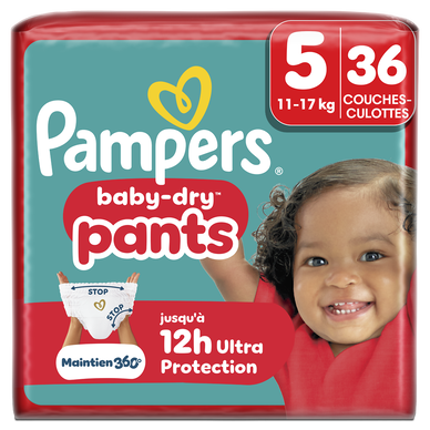 Culottes PAMPERS Baby-Dry taille 5 11kg-17kg x36