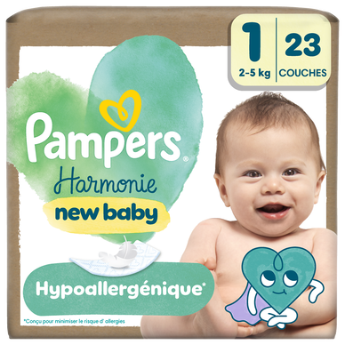 Couches PAMPERS Harmonie New baby T1 x23