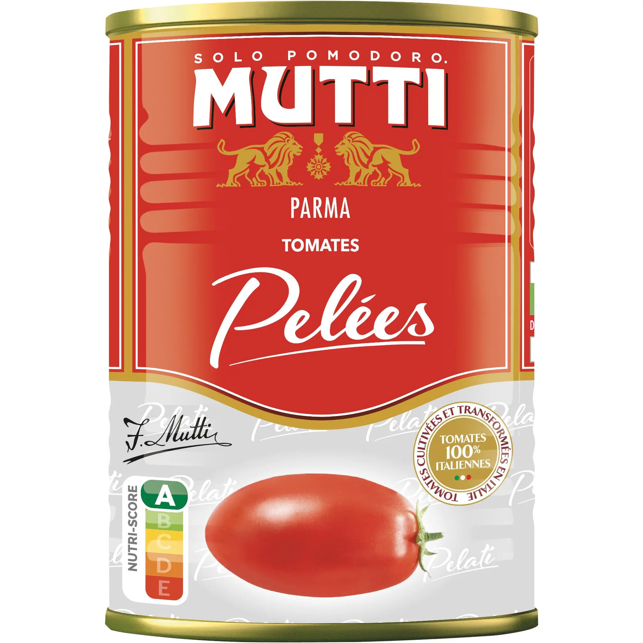 MUTTI Tomates pelées zéro résidu de pesticides
