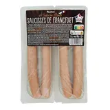 Auchan Terroir Saucisses de Francfort, 4x65g