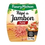 Fleury Michon Râpé de jambon fumé, 2x75g