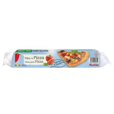 Auchan Pâte à Pizza Sans Gluten, 260g