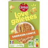 Céréal Bio Galettes de Céréales au Sarrasin et Comté Bio, 2x100g