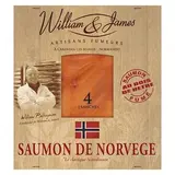 William & James Saumon Fumé de Norvège, 4 tranches - 100g
