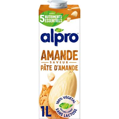 Alpro Boisson végétale saveur pâte d'amande, 1l