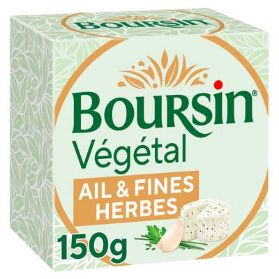 Boursin Spécialité végétale ail et fines herbes, 150g