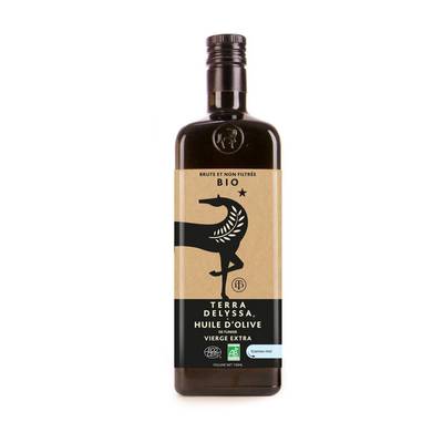 Terra Delyssa Huile d'Olive Vierge Extra bio non filtrée, 75cl