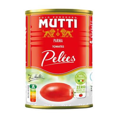 Mutti Tomates pelées zéro résidu de pesticides en conserve, 260g