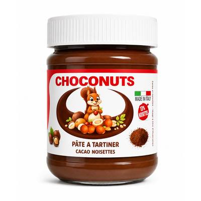 Choconuts Pâte à Tartiner Cacao Noisette, 200g