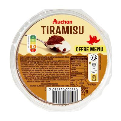 Auchan Tiramisu, 90g